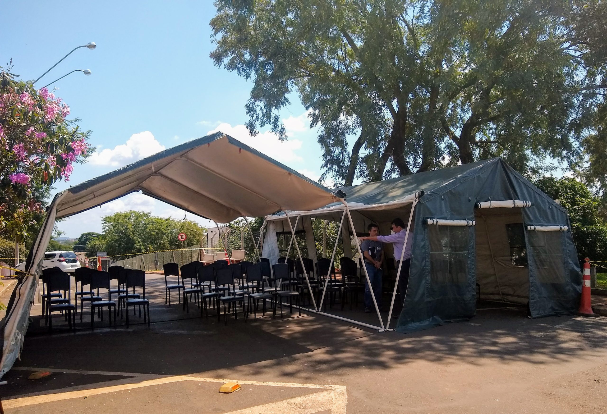 Unicamp terá barraca para atender suspeitas de covid-19