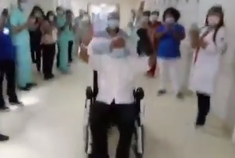 A Boa Notícia: senhor de 94 anos recebe alta em Campinas