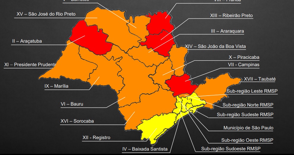 Campinas melhora indicadores, mas seguirá na fase laranja