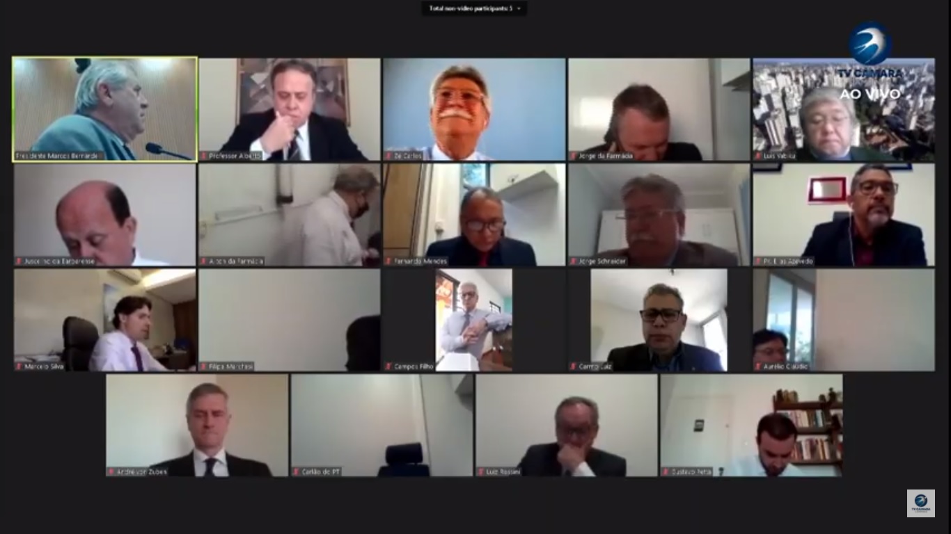 Sessões on-line na Câmara vão até dia 17