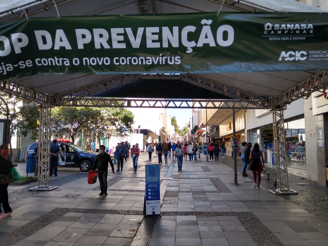 Critérios mantém região de Campinas na fase laranja