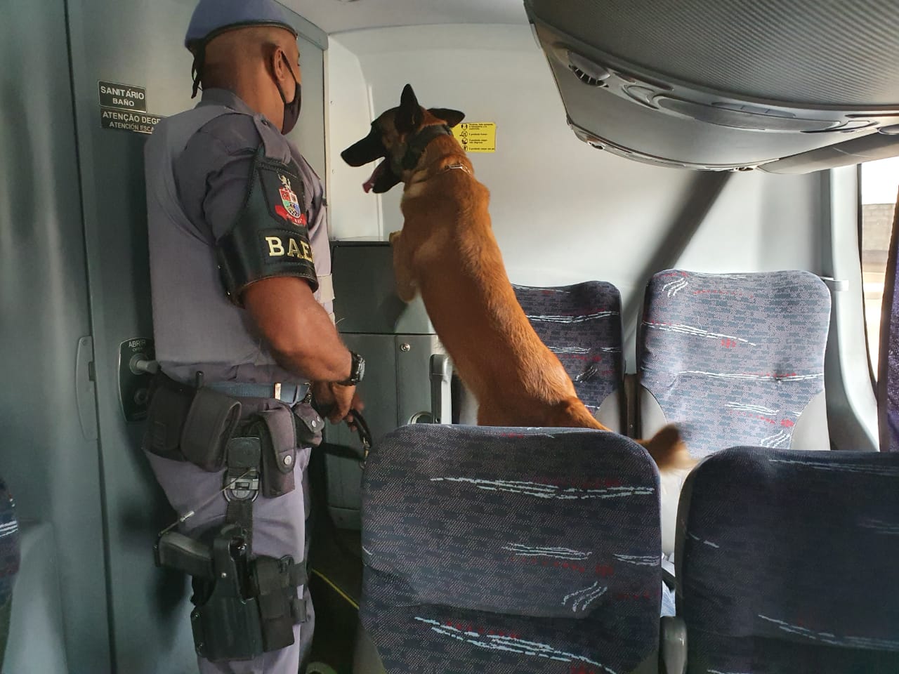 Operação procura drogas e armas em Santa Bárbara