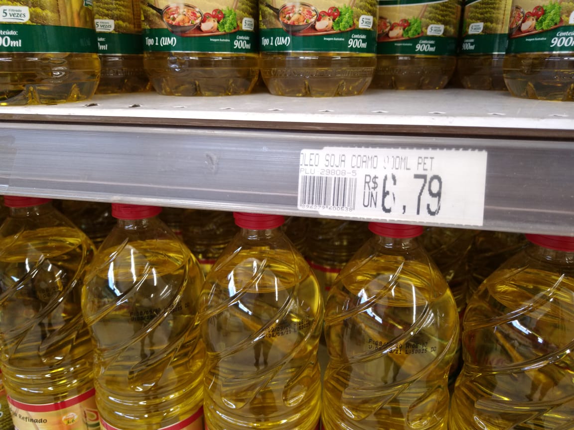 Arroz e óleo de soja voltam a subir em Campinas