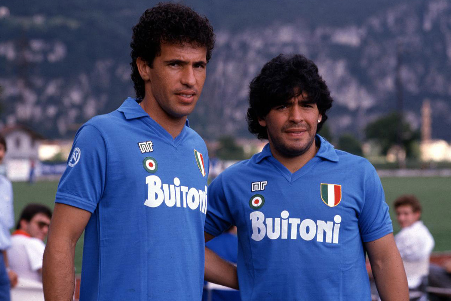 Ao lado de Careca, Maradona fez história na Itália