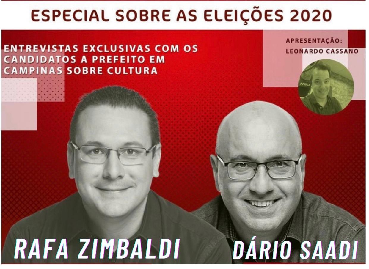 Conheça as propostas de Rafa Zimbaldi e Dário Saadi pra Cultura