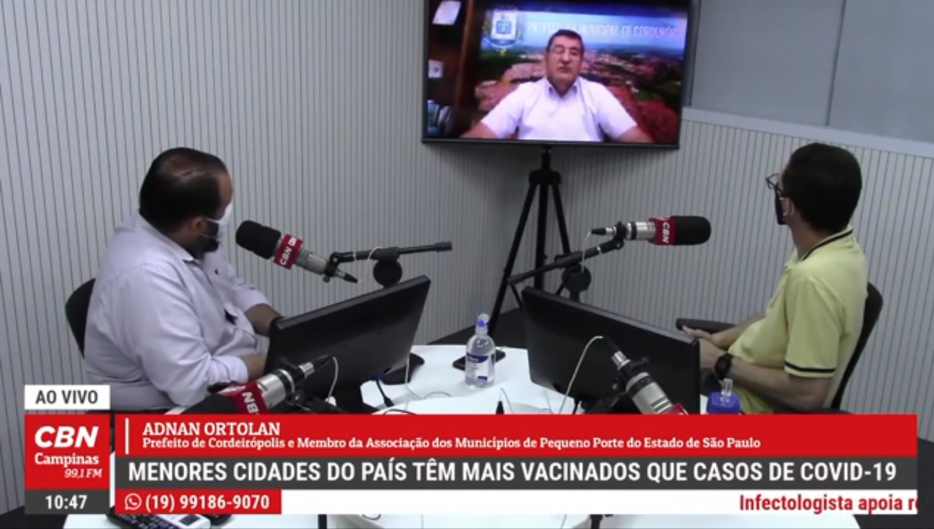 A vacinação nos municípios de pequeno porte de SP