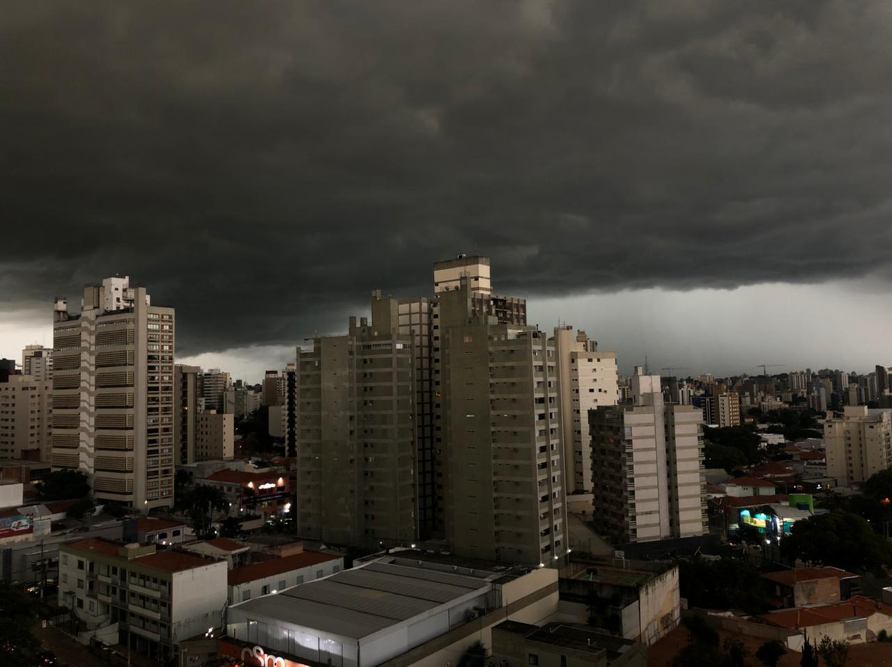 Defesa Civil emite alerta para forte chuva em Campinas