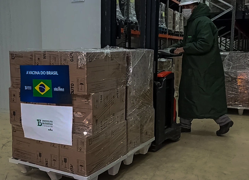 Butantan entrega 2 milhões de doses da Coronavac ao PNI