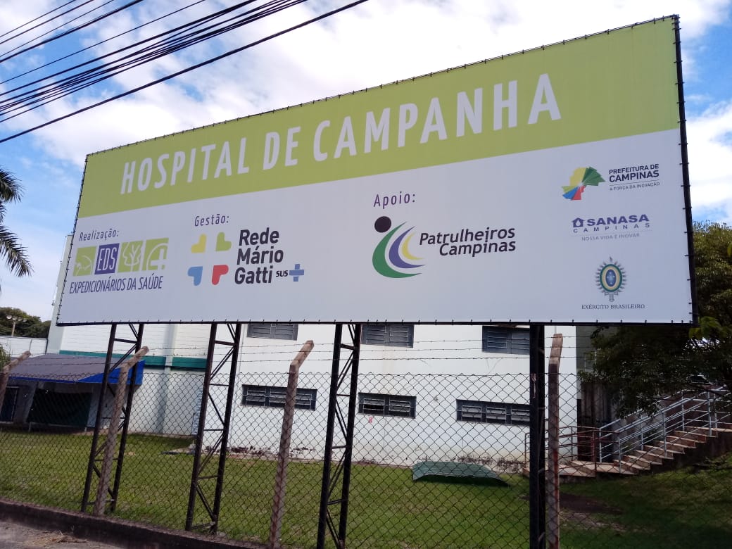 Hospital de Campanha atenderá casos de menor gravidade