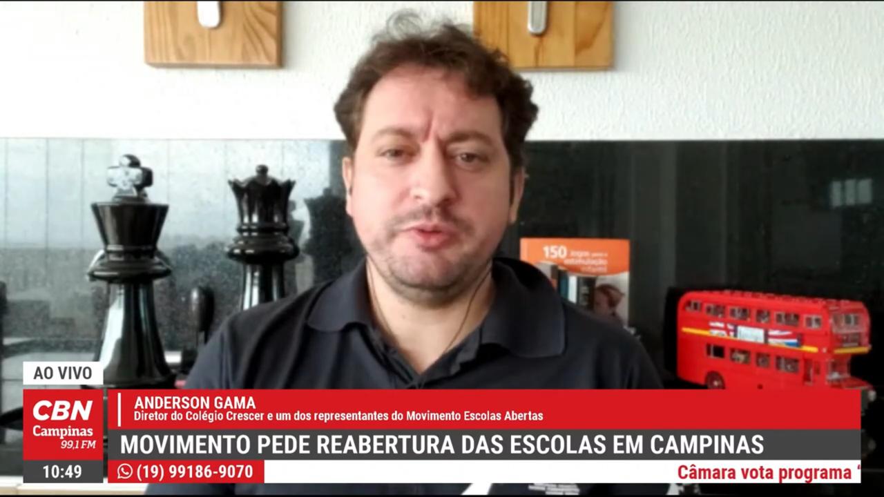 Movimento pede reabertura das escolas em Campinas