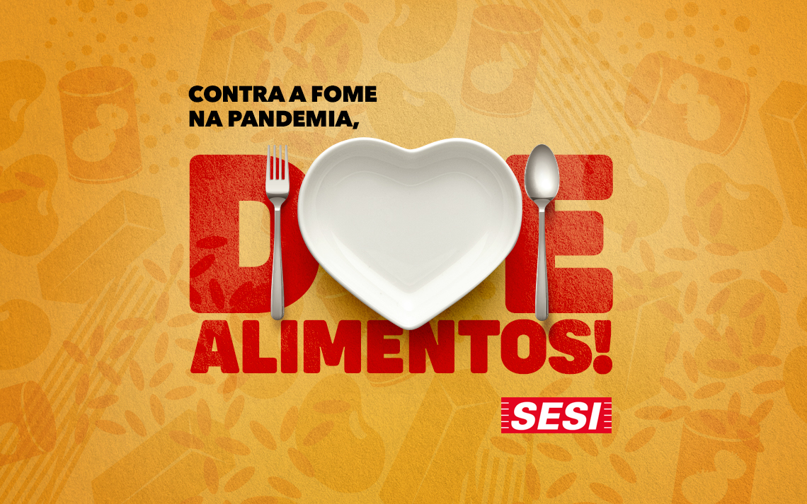 Sesi faz campanha para arrecadar alimentos na região