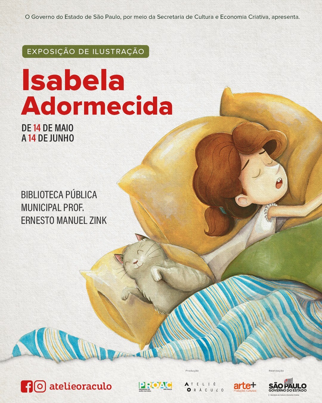 Biblioteca de Campinas recebe exposição literária infantil