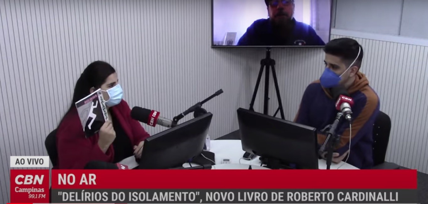 Livro “Delírios do Isolamento”: Roberto Cardinalli