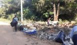 Moradores do Jardim Miriam fazem mutirão para retirar lixo de APP