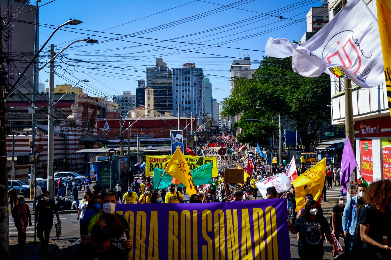 Campinas tem ato contra Bolsonaro neste sábado