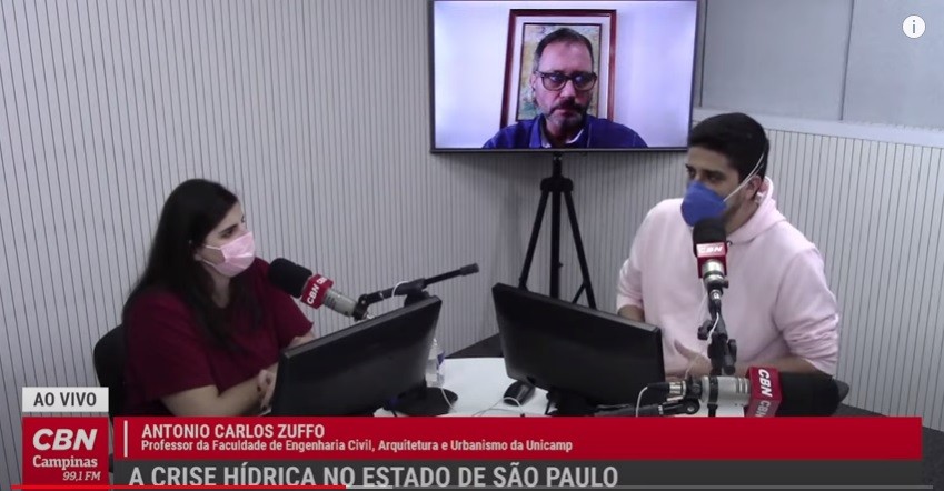 Nível do Cantareira: professor Antonio Carlos Zuffo