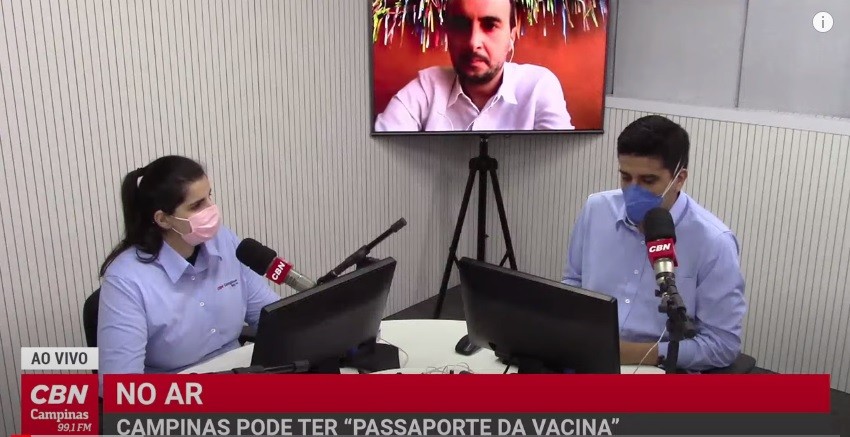 Campinas pode ter “passaporte da vacina”: Gustavo Petta