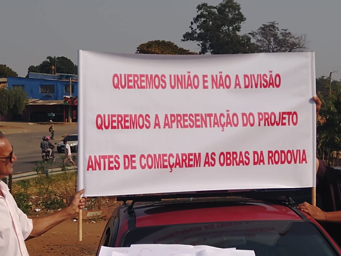 Ato questiona projeto de duplicação de rodovia