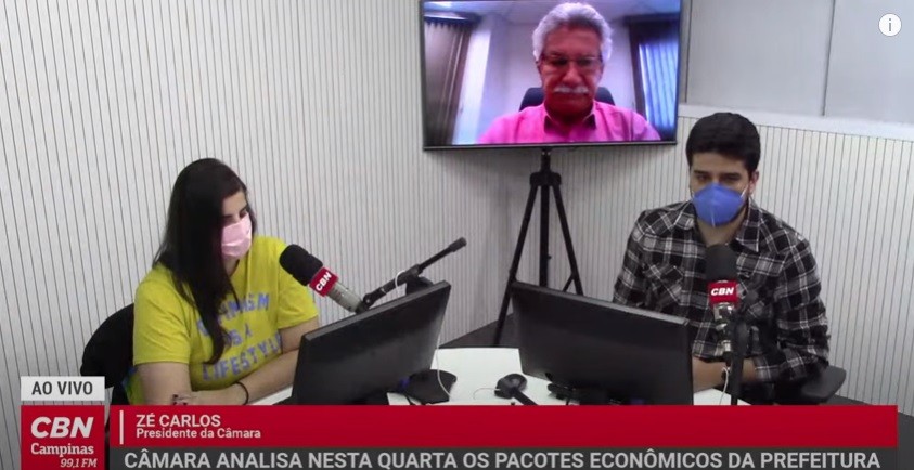 Câmara volta presencialmente: presidente Zé Carlos