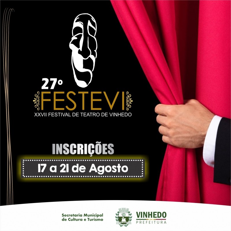Vinhedo realiza a 27ª edição do Festival de Teatro