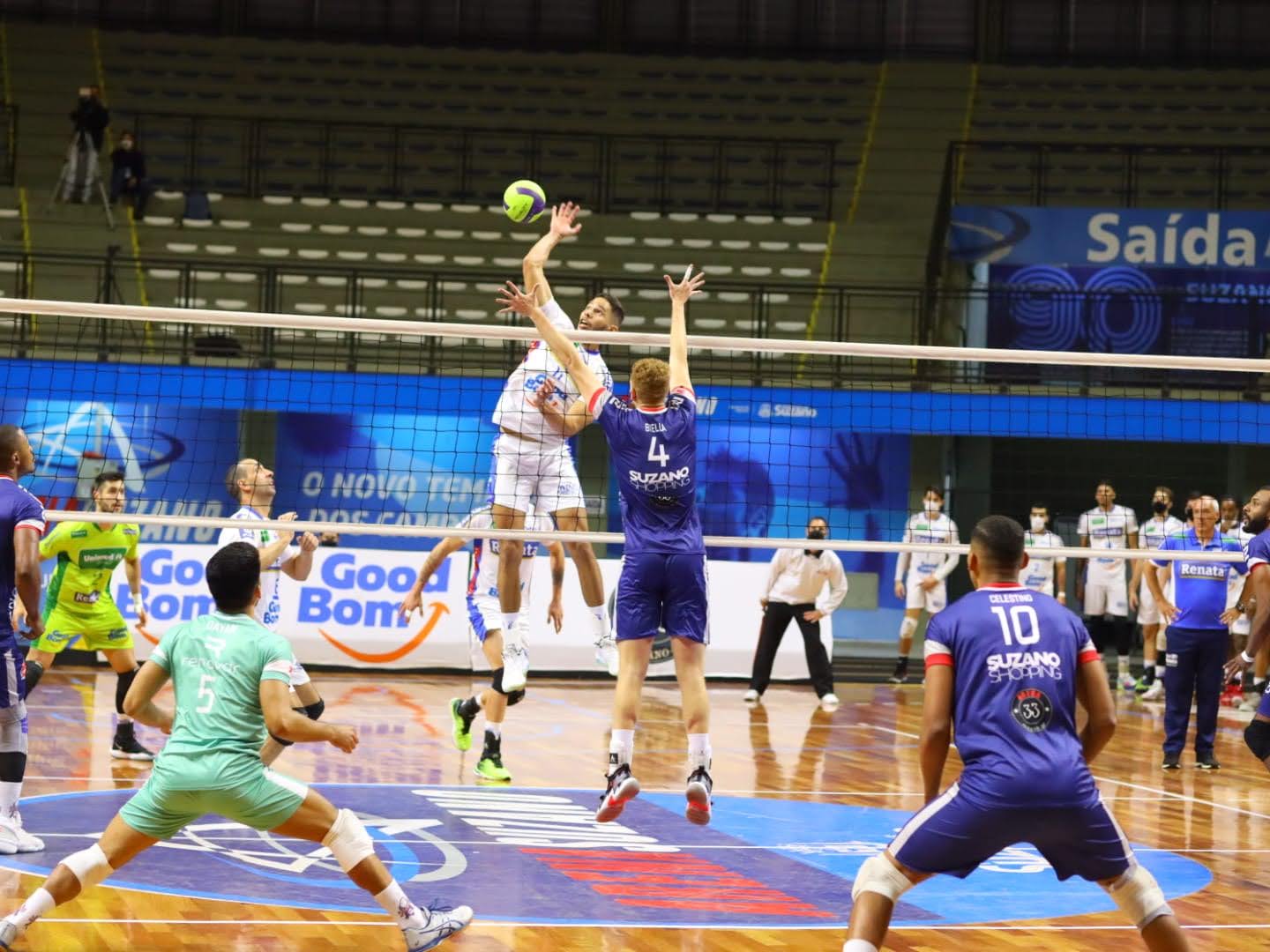 Vôlei Renata perde para Suzano no tie-break