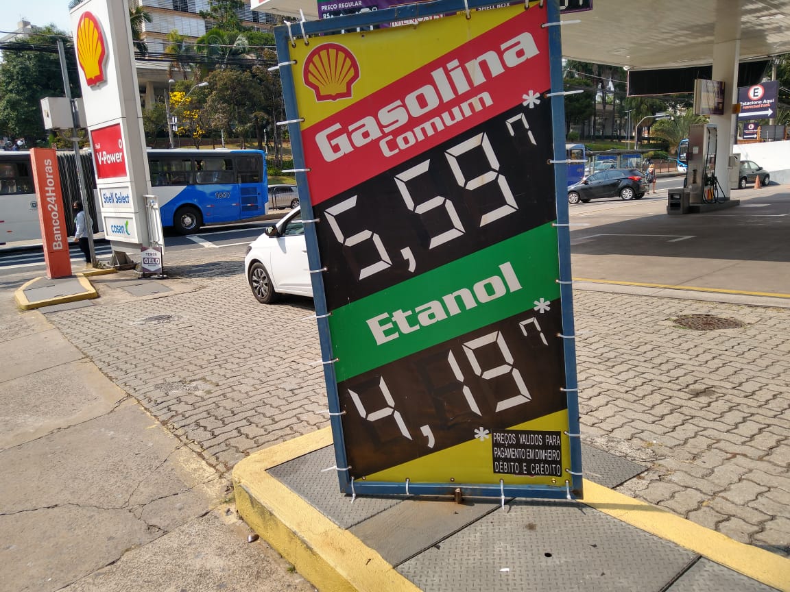 Preço da gasolina deve cair e do diesel deve subir em Campinas 