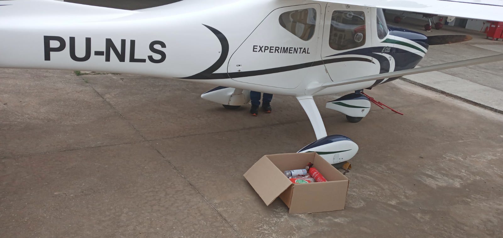 Avião usado para tráfico de drogas é apreendido pela DISE