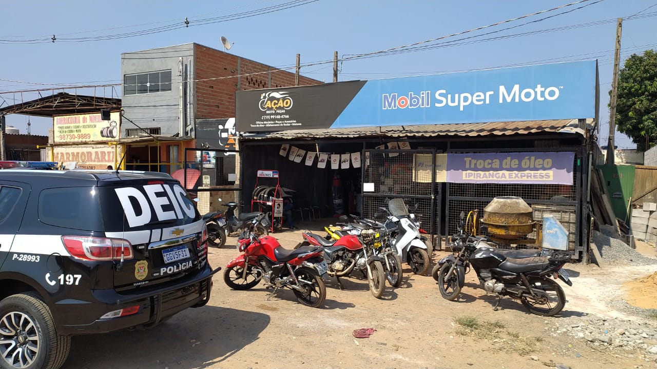 Operação apreende motos irregulares em Campinas