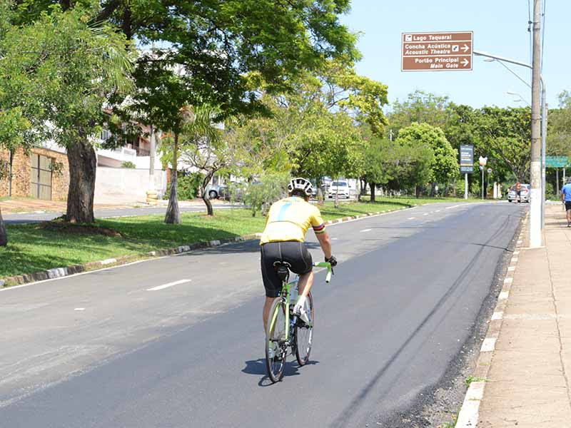 Ciclovia do Taquaral passa por recapeamento