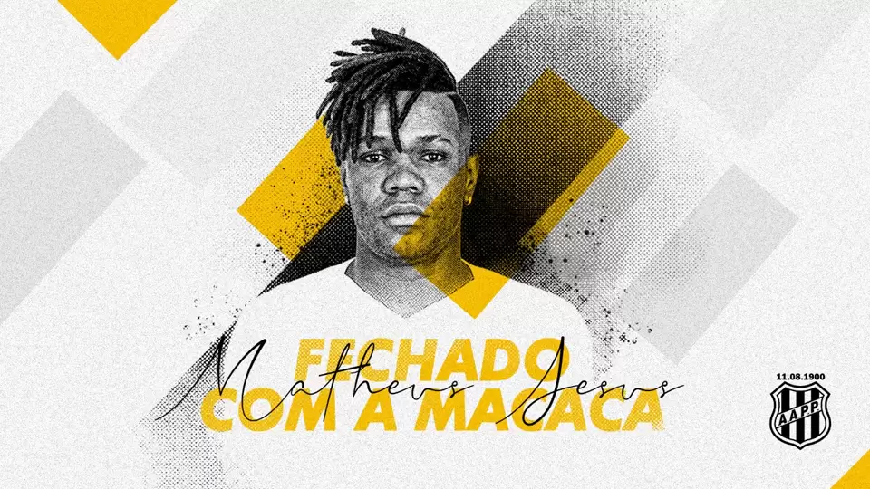 Ponte Preta anuncia o retorno do volante Matheus Jesus