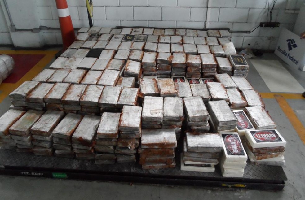 Receita Federal localiza 1,2 tonelada de cocaína no Porto de Santos