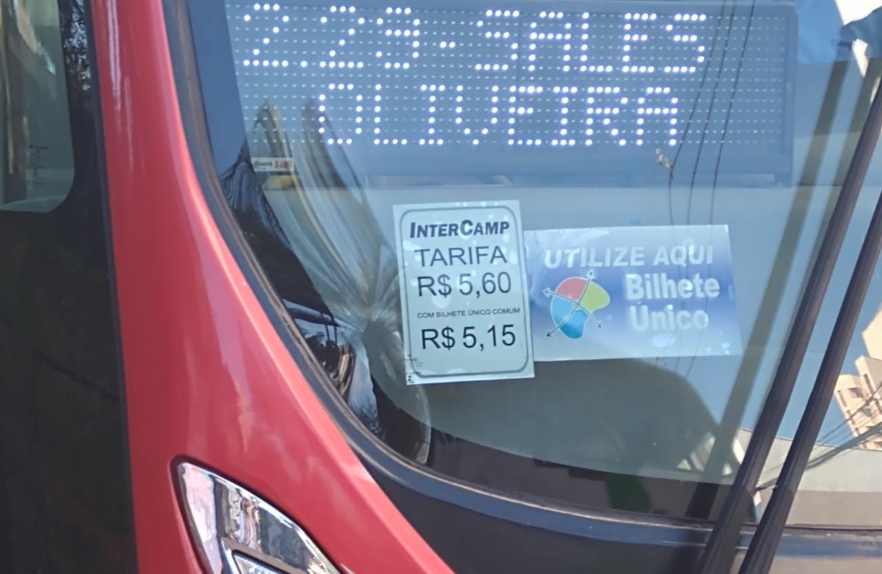 Com “PEC Kamikaze”, tarifa de ônibus de Campinas não sobe até dezembro