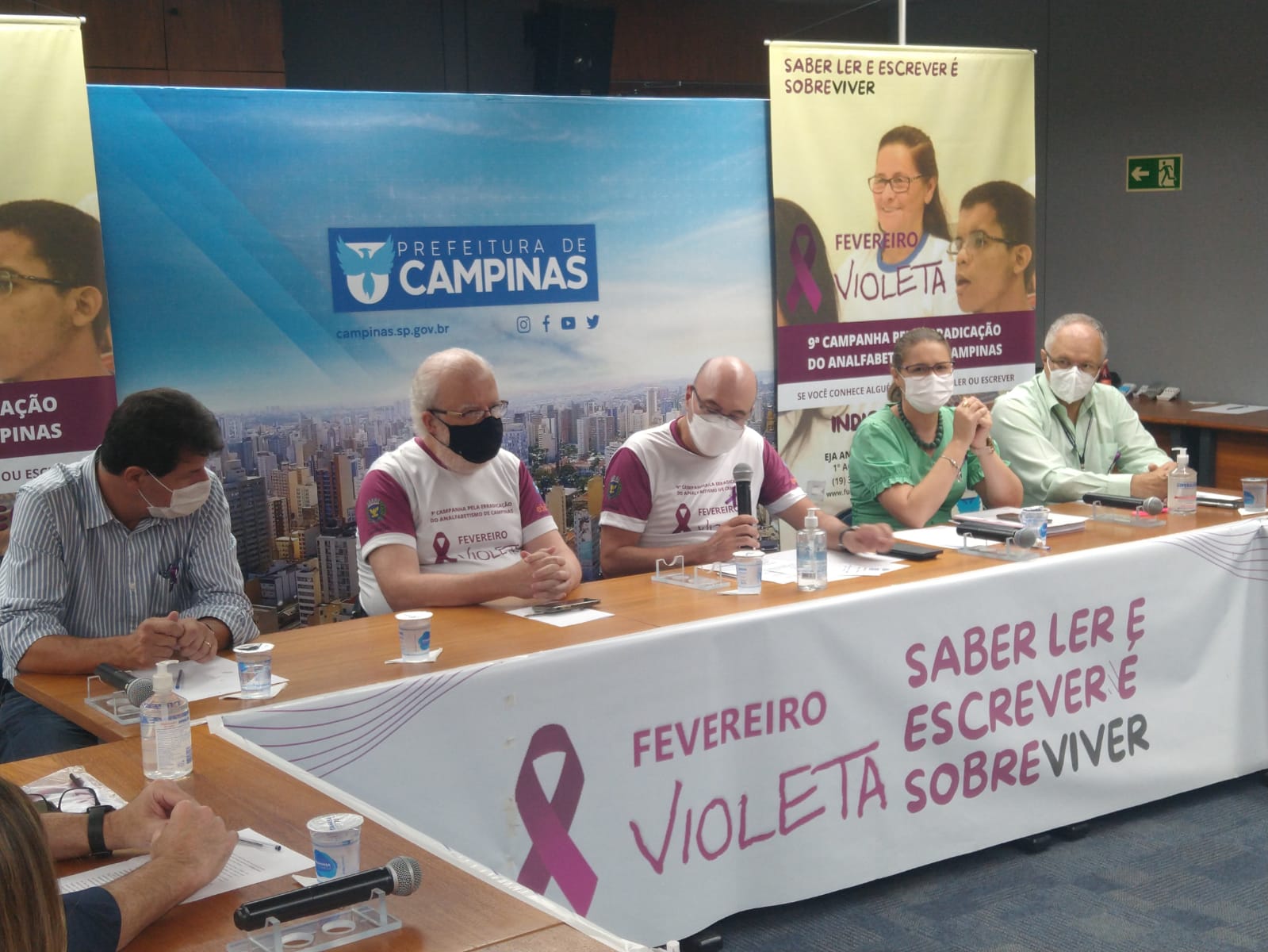 Fevereiro Violeta busca alfabetizar mais de 15 mil pessoas em Campinas
