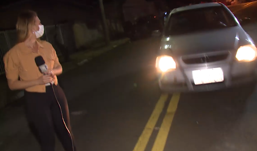Jornalistas da TV Thati sofrem tentativa de atropelamento em Campinas