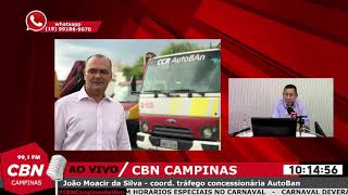 Movimentação nas estradas durante o Carnaval