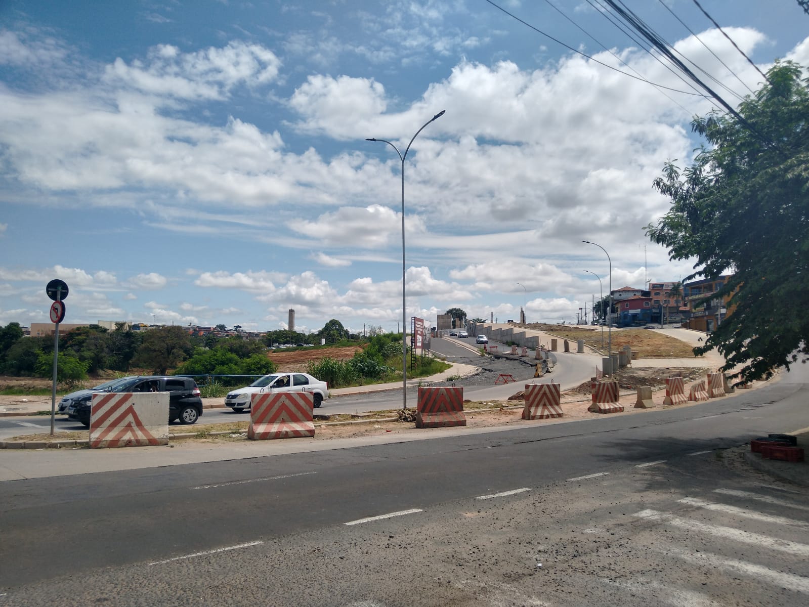 Obras do lote 4 do BRT Ouro Verde, em Campinas, seguem em ritmo lento