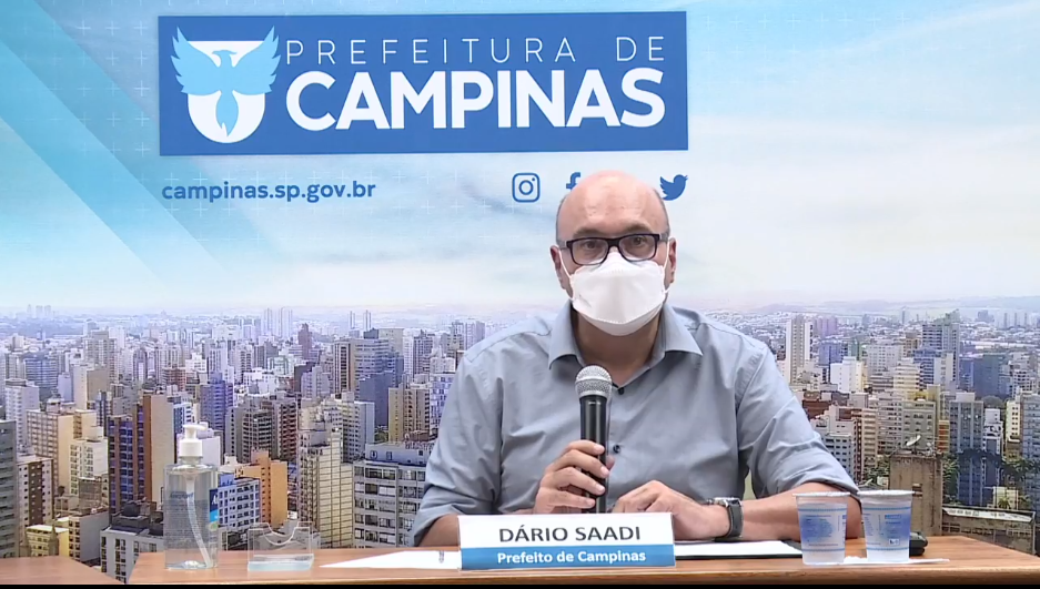 Campinas desobriga uso de máscara e agendamento de vacina