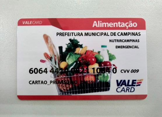 Campinas inicia entrega do novo Cartão Nutrir nesta segunda