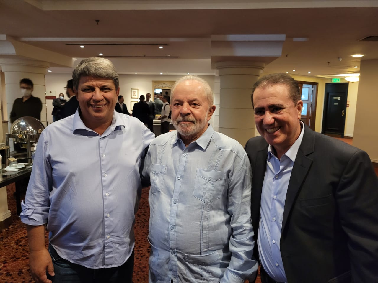 Jonas e Wandão participam de evento com Lula e Alckmin