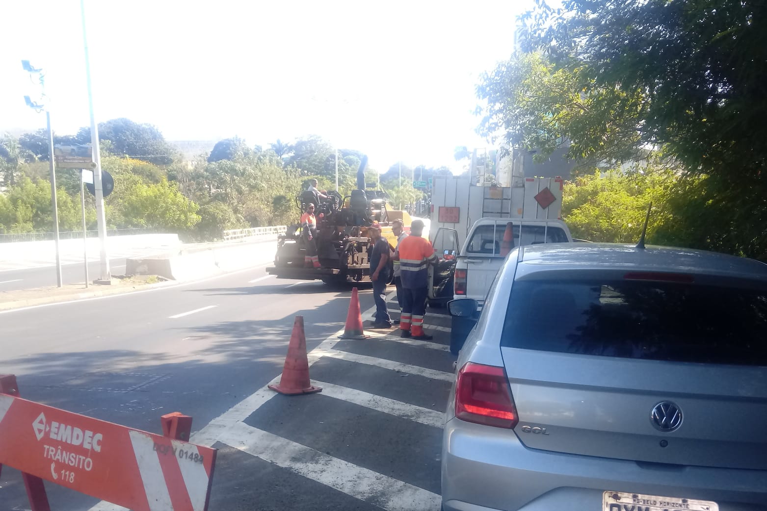 Obras atrasadas na Av. Prestes Maia, em Campinas, irritam motoristas