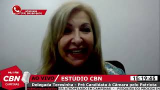 Pré-candidata à Câmara, Delegada Teresinha assume o Patriotas em Campinas