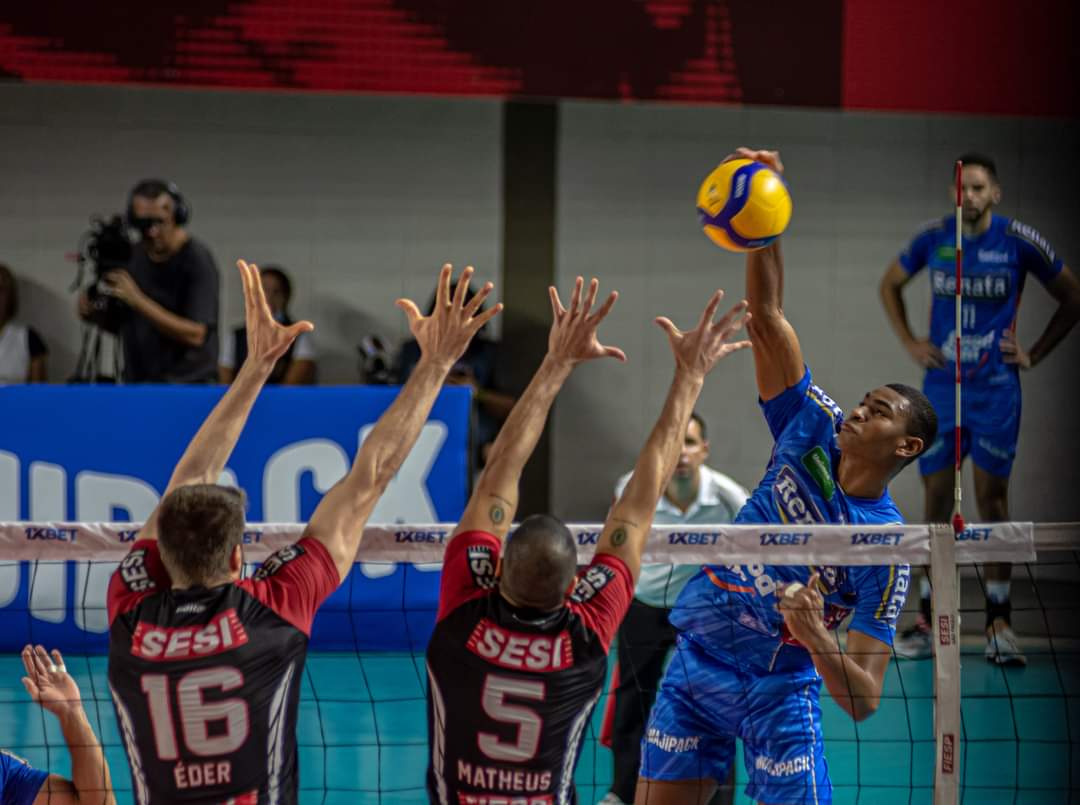 Vôlei Renata perde e se despede da Superliga Masculina