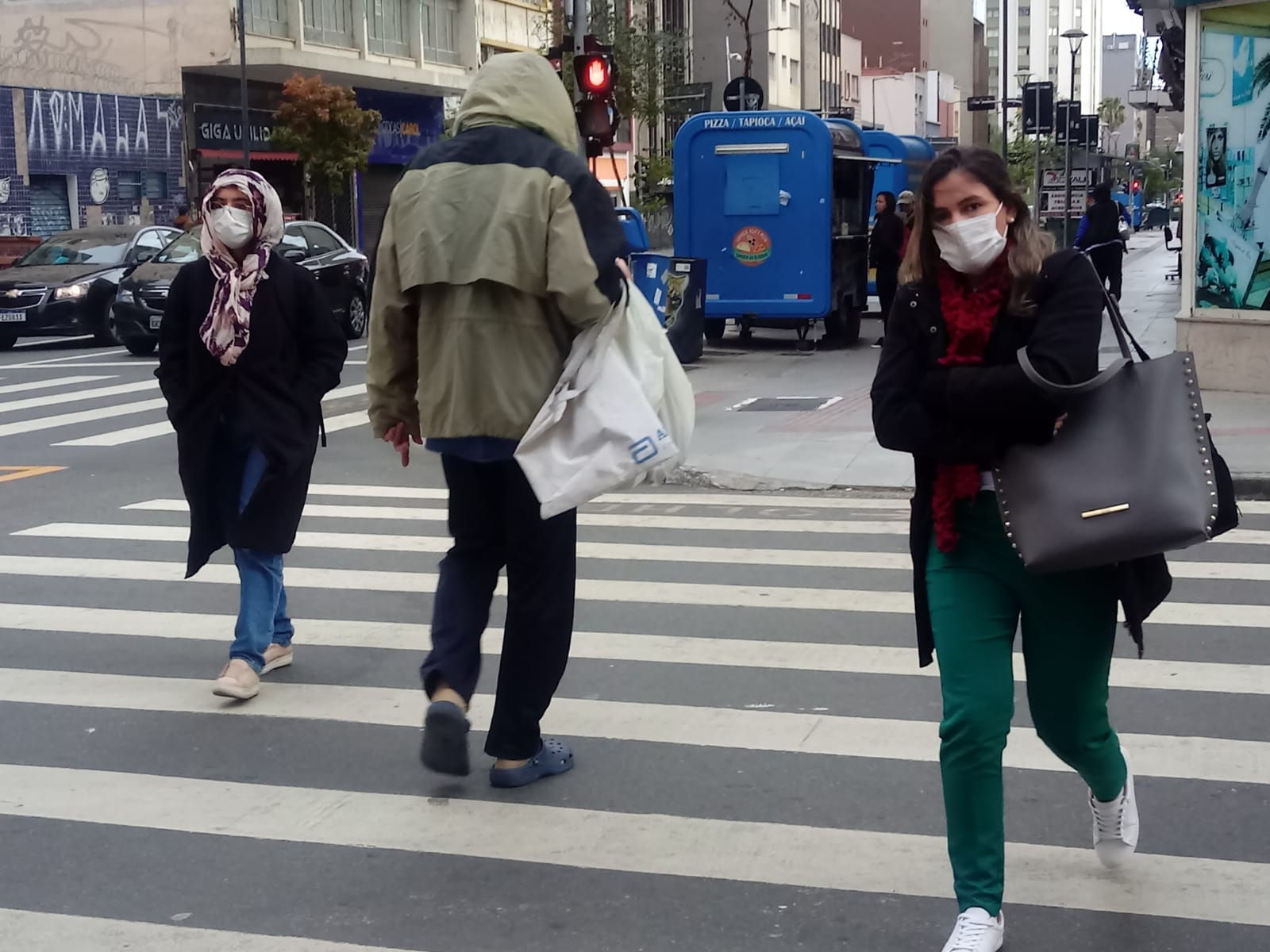 Moradores de Campinas enfrentam dia mais frio do ano, com sensação de 2 graus