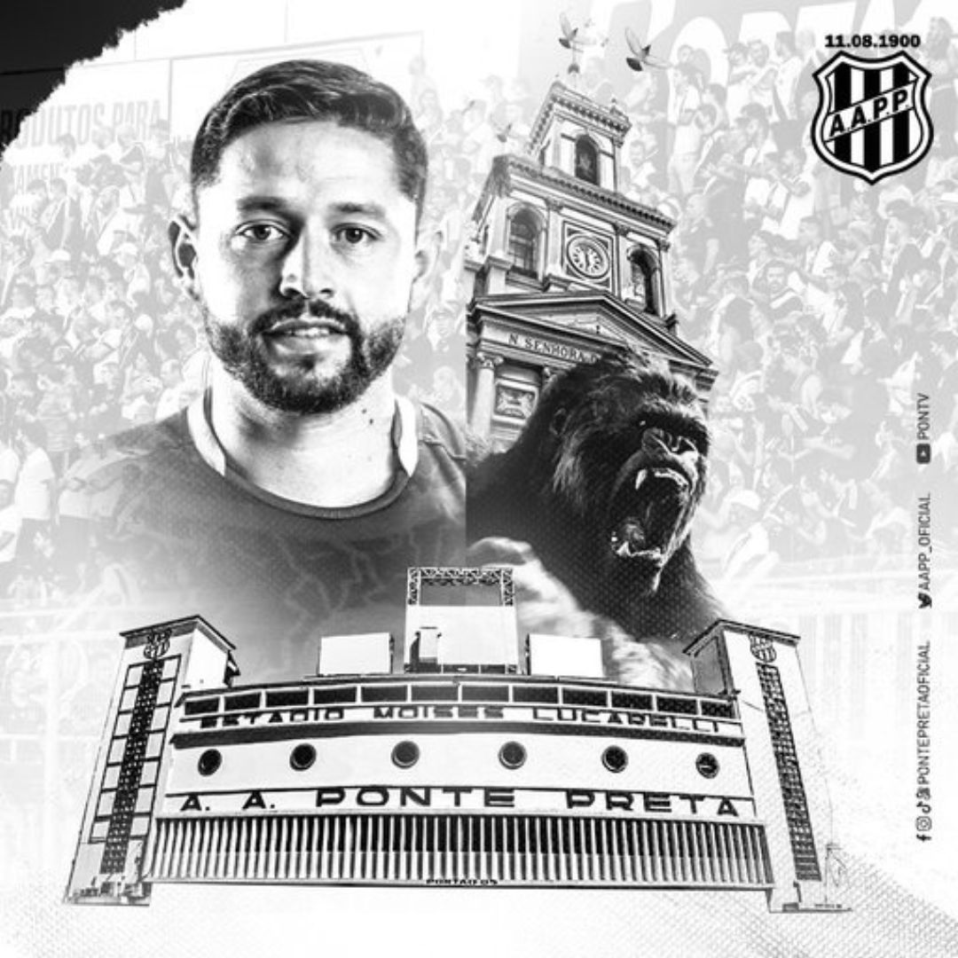 Elvis, o novo contratado da Ponte Preta