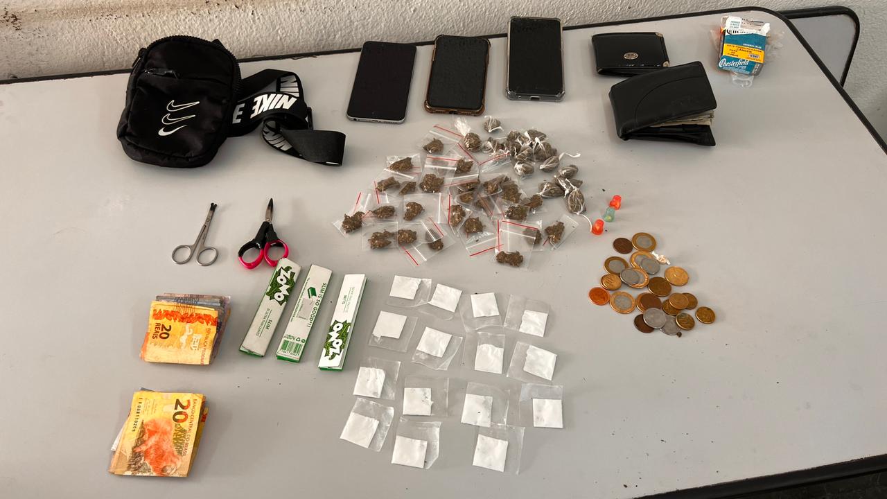 Guarda Municipal prende dois homens com drogas em terminal