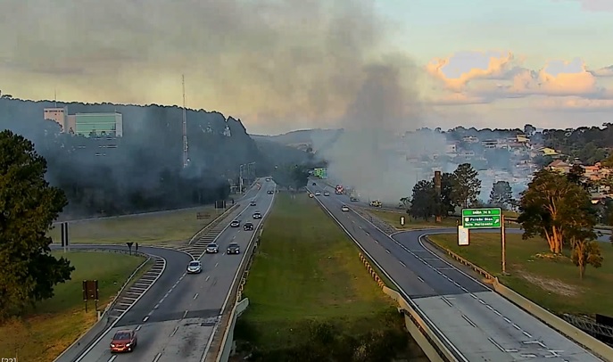 SP registra mais de 13 incêndios em rodovias por dia