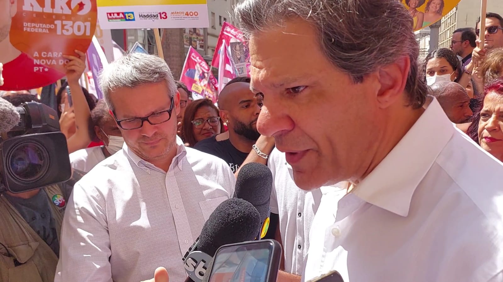 Em Campinas, Haddad (PT) elenca trem e reindustiralização como prioridades para região