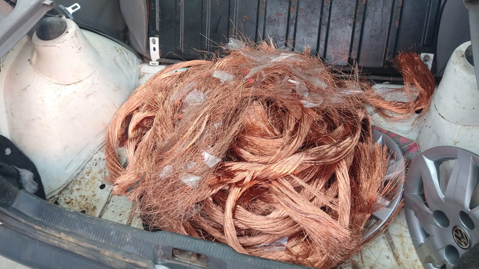 GM apreende 1 tonelada de fios de cobre em Limeira