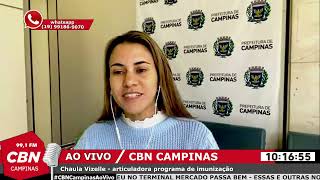Campinas vacina 3,5 mil crianças e adolescentes em “Dia D” contra pólio