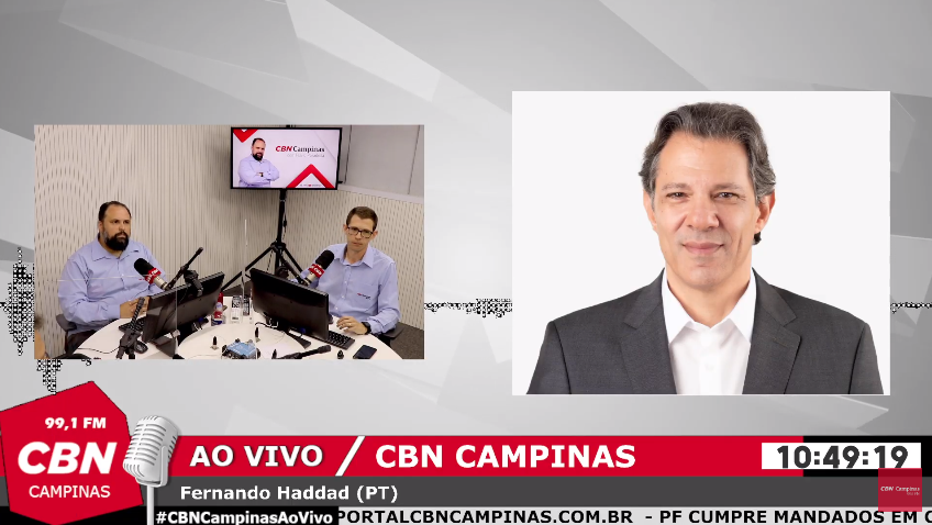 Fernando Haddad diz que prioridade é “evitar 2º turno com Tarcísio de Freitas”